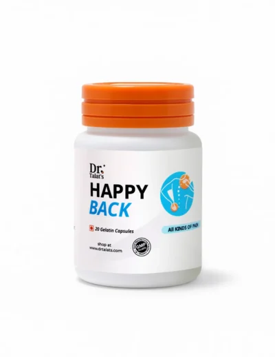 Happy back white bg