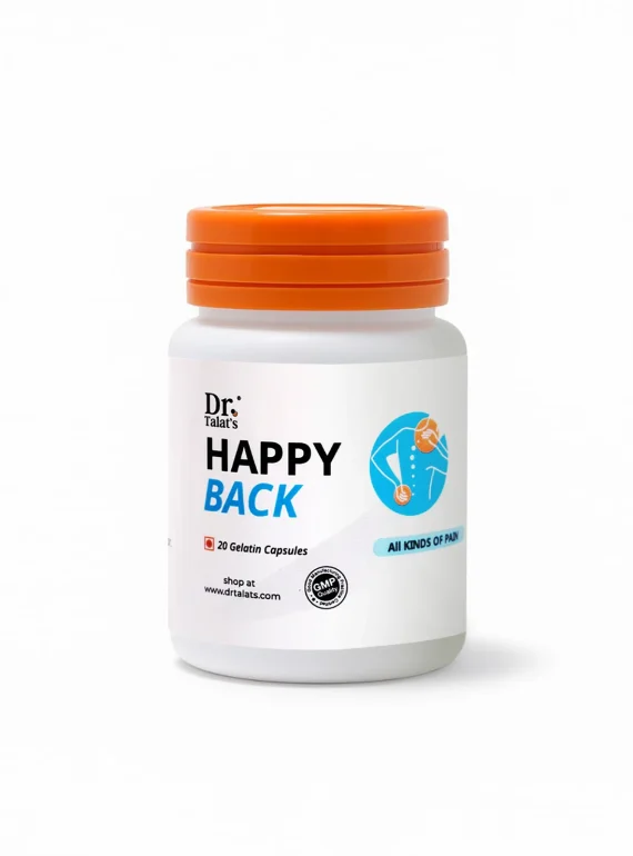 Happy back white bg