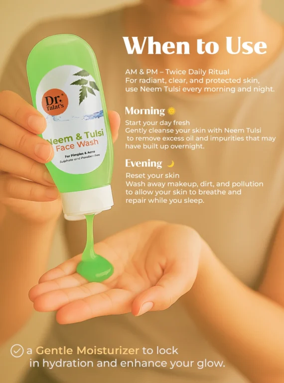 Neem Tulsi Facewash when to use