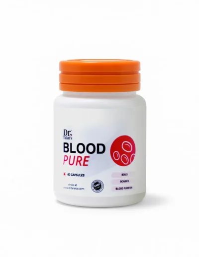 blood pure white bg